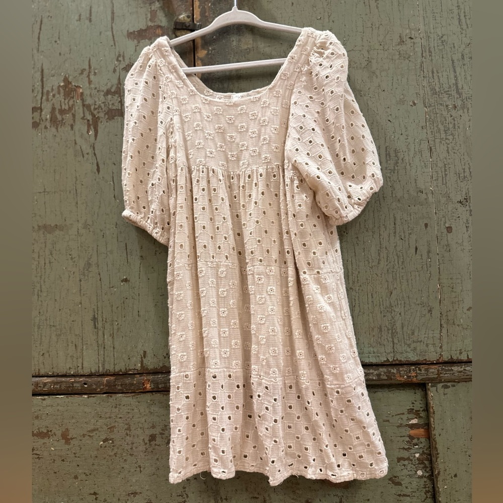 Rylee + Cru Cream Dress